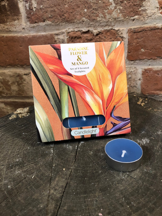 Paradise Flower & Mango Scented Tealights