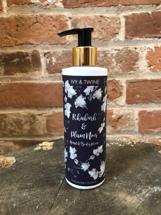 Rhubarb & Plum Noir, Hand and Body Lotion